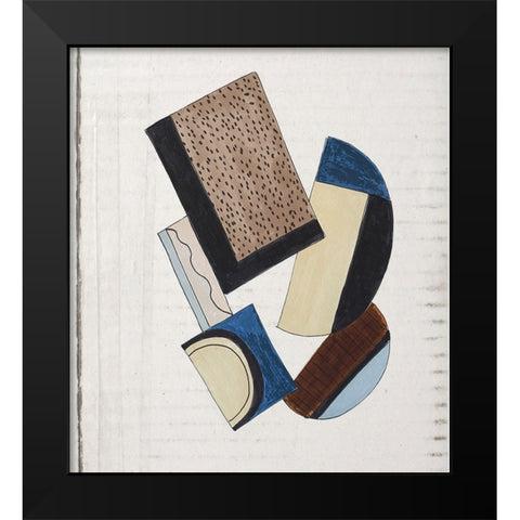 Dis Joint II Black Modern Wood Framed Art Print by Smith, Karen