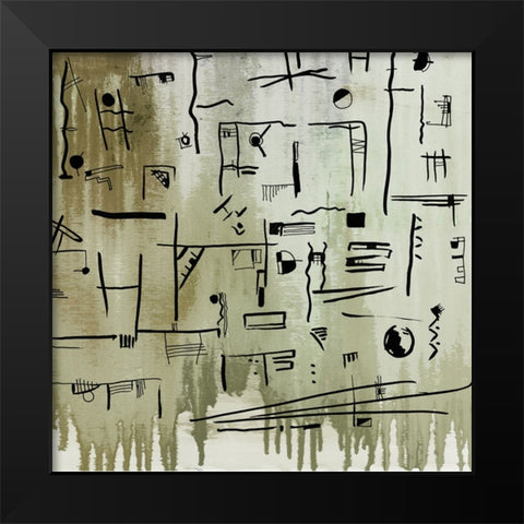 Hyra I Black Modern Wood Framed Art Print by Smith, Karen