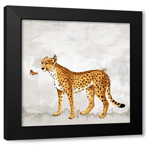 Beast and Butterfly II Black Modern Wood Framed Art Print by Smith, Karen