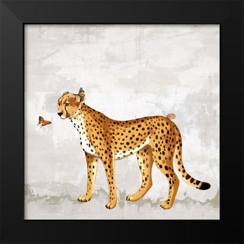 Beast and Butterfly II Black Modern Wood Framed Art Print by Smith, Karen