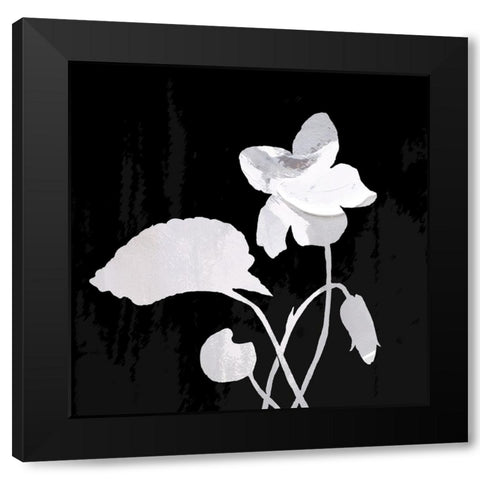 Chalkstalk II Black Modern Wood Framed Art Print by Smith, Karen
