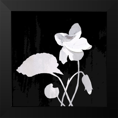 Chalkstalk II Black Modern Wood Framed Art Print by Smith, Karen