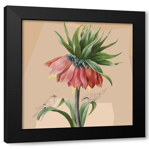 Shelter I Black Modern Wood Framed Art Print with Double Matting by Smith, Karen