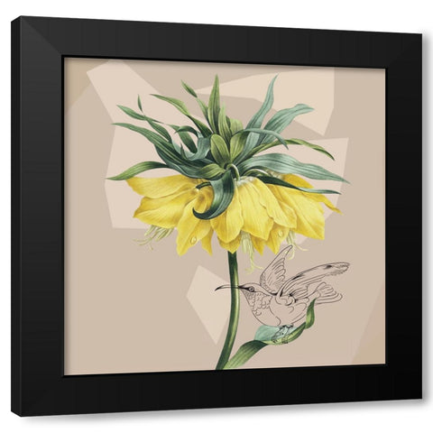 Shelter II Black Modern Wood Framed Art Print with Double Matting by Smith, Karen