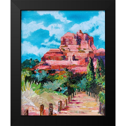 Bell Rock Journey Black Modern Wood Framed Art Print by St Hilaire, Elizabeth