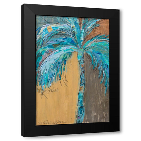 Palm in Brown Black Modern Wood Framed Art Print with Double Matting by St Hilaire, Elizabeth