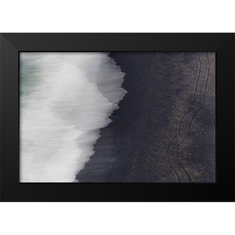 Signs Black Modern Wood Framed Art Print by Serra, Damiano