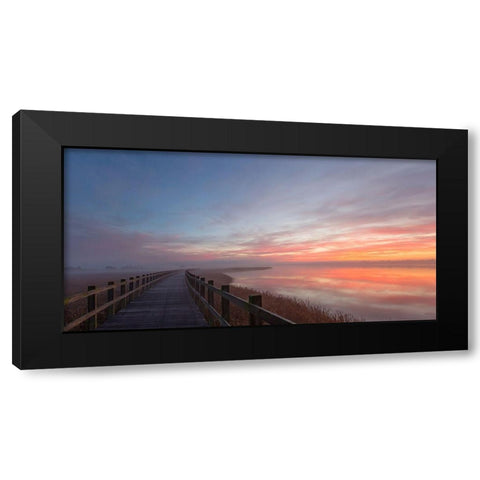 Love a morning like this II. Black Modern Wood Framed Art Print by Londal, Leif