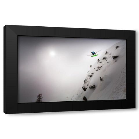 Freedom Black Modern Wood Framed Art Print by Bertoncelj, Sandi