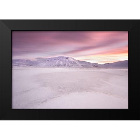 Sibillini National Park  Sunrise Black Modern Wood Framed Art Print by Marchegiani, Roberto
