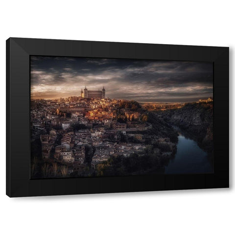 Toledo. Black Modern Wood Framed Art Print by Cuomo, Massimo