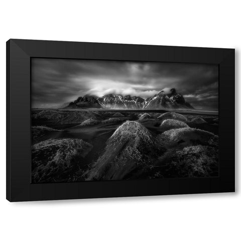 Stockness place Black Modern Wood Framed Art Print with Double Matting by Maseda Varela, Alfonso