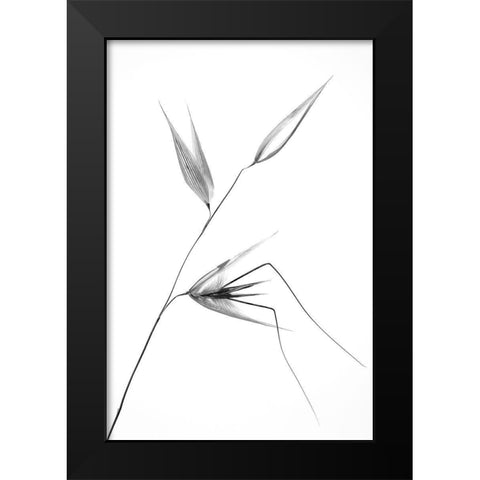 beauty of a weed Black Modern Wood Framed Art Print by Lagandre, Thierry