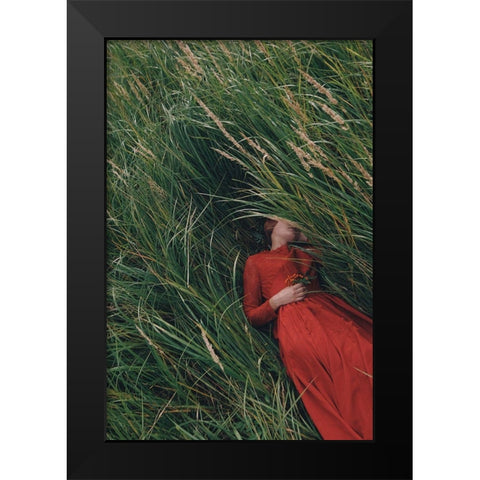Untitled Black Modern Wood Framed Art Print by Barantseva, Olga