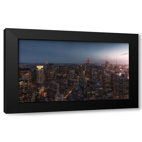 Untitled Black Modern Wood Framed Art Print by Martin Castan, David