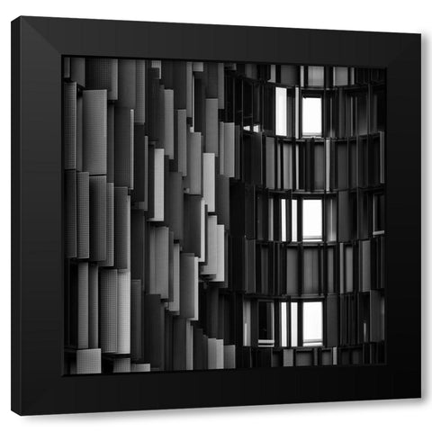 Grays break up Black Modern Wood Framed Art Print by Cavazzini, Gabriele