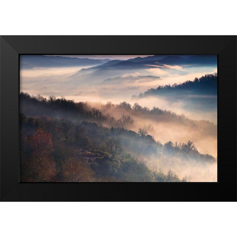 These Magic Moments Black Modern Wood Framed Art Print by Artemiadi, Dora