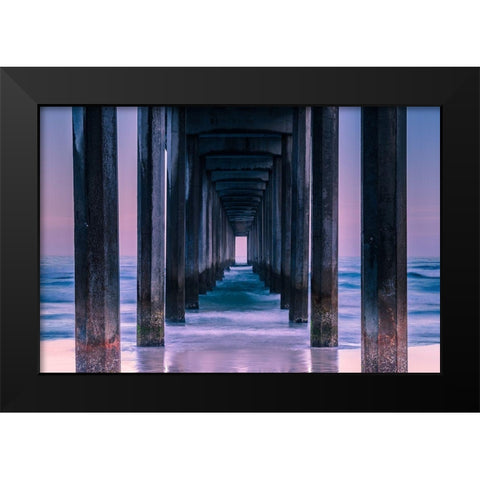 Vista Black Modern Wood Framed Art Print by Agazzi, Andreas