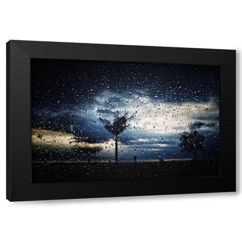 Untitled Black Modern Wood Framed Art Print with Double Matting by Ayer, Ali
