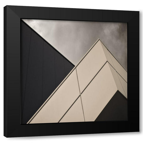 tangential Black Modern Wood Framed Art Print by Claes, Gilbert