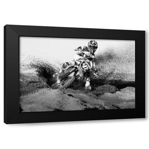 Krisztian Tompa Black Modern Wood Framed Art Print with Double Matting by Szabo, Attila