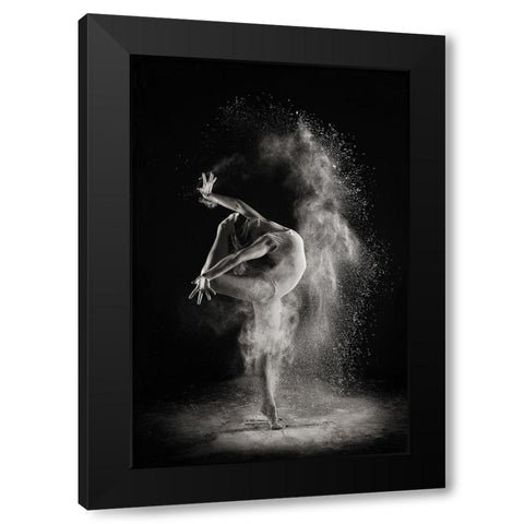 In the light Black Modern Wood Framed Art Print by Light, Shades