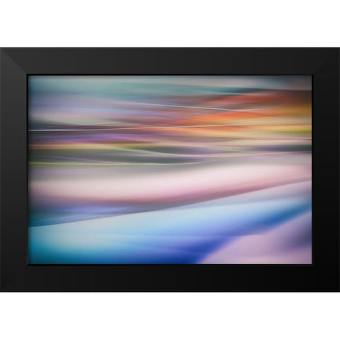 Untitled Black Modern Wood Framed Art Print by Or, Keren