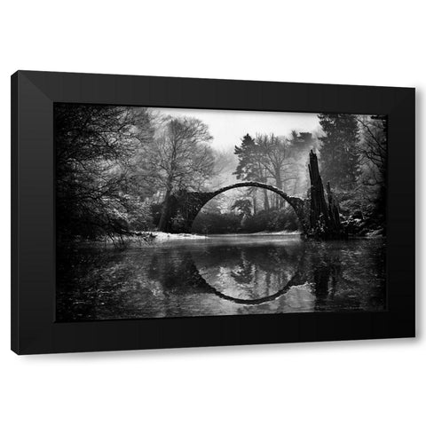 Devils Bridge  II Black Modern Wood Framed Art Print with Double Matting by Kreiten, Mike