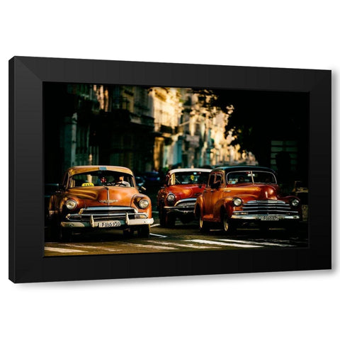 Come with me in the morning light Black Modern Wood Framed Art Print by Buliga, Gina