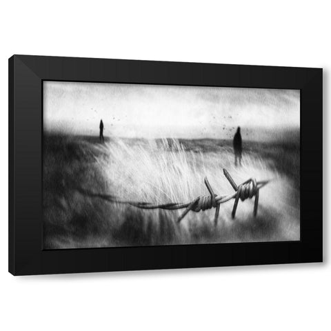 The Sadness Will Last Forever Black Modern Wood Framed Art Print by Davidsson, Gustav