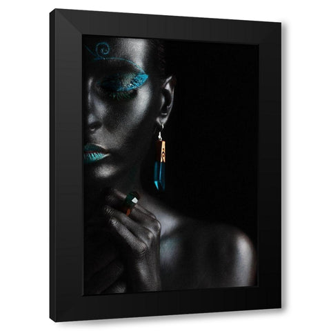 guide Black Modern Wood Framed Art Print by Kovalev, Ivan