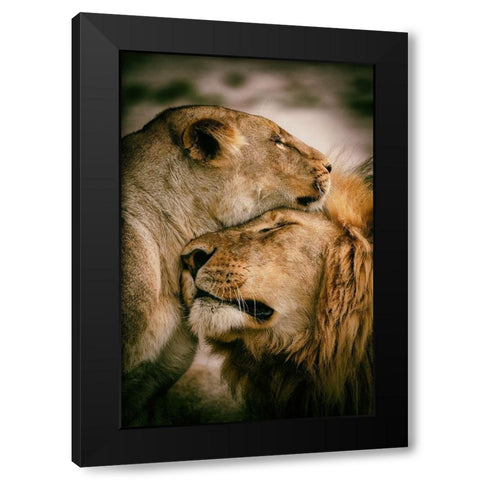 What is love Black Modern Wood Framed Art Print by Alnaser, Mohammed