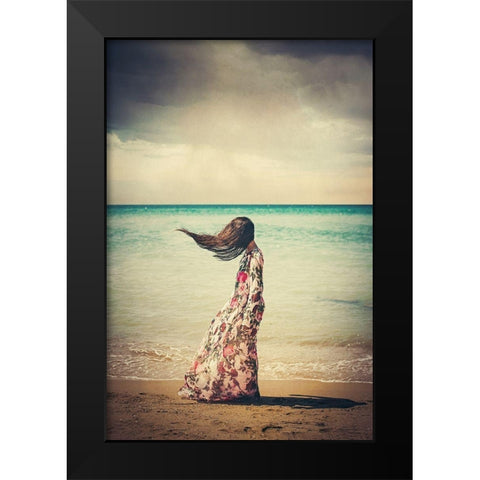 abandoned dreams Black Modern Wood Framed Art Print by Bekyarova, Svetlana