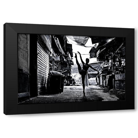 Untitled Black Modern Wood Framed Art Print by Eichelberg, Amnon