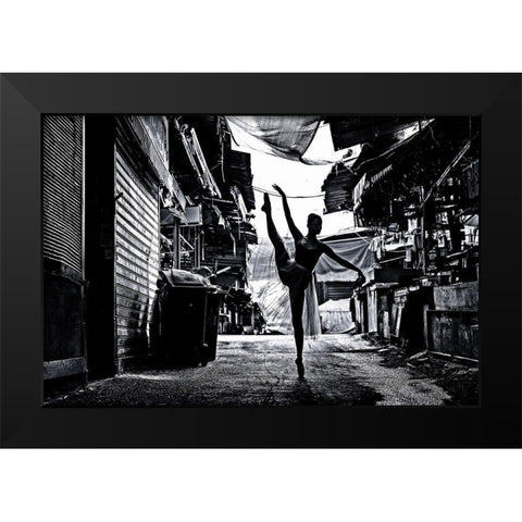 Untitled Black Modern Wood Framed Art Print by Eichelberg, Amnon