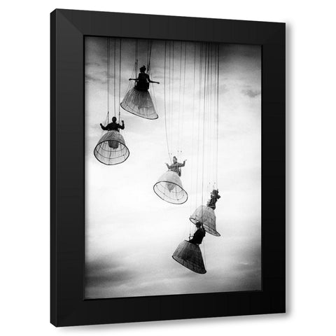 Dutch angels Black Modern Wood Framed Art Print by Oncete, Julien