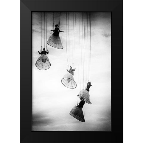 Dutch angels Black Modern Wood Framed Art Print by Oncete, Julien