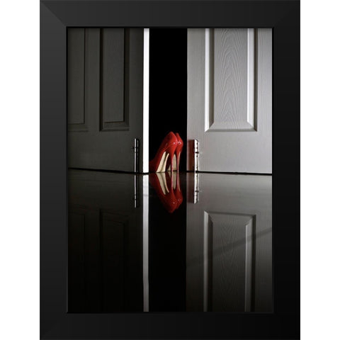 Passion in red Black Modern Wood Framed Art Print by Schottstaedt, Erik