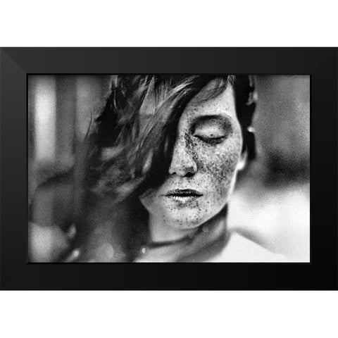 hopes unseen Black Modern Wood Framed Art Print by Hur, Lars