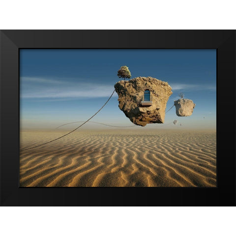 Untitled Black Modern Wood Framed Art Print by Penchev, Radoslav