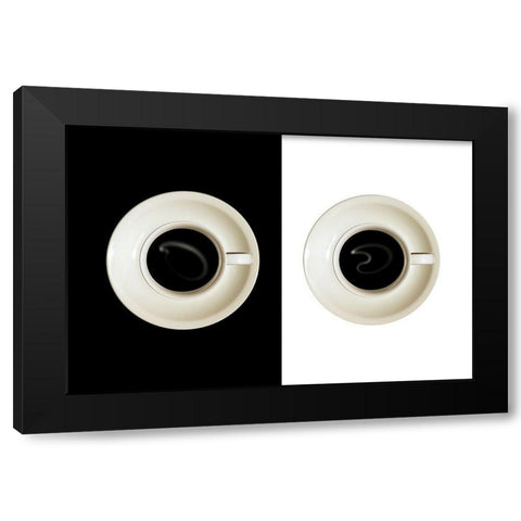 contrast Black Modern Wood Framed Art Print by Eisele, Stefan