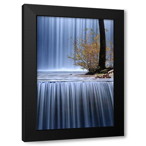 Autumn Interlude Black Modern Wood Framed Art Print by Kaimaki, Maria