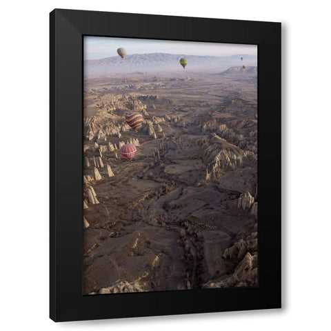 Anatolia Black Modern Wood Framed Art Print by Mazalrey, Alain