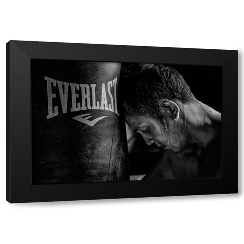 tired Black Modern Wood Framed Art Print with Double Matting by Wungkana, Rudolf