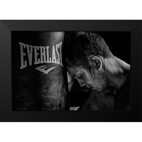 tired Black Modern Wood Framed Art Print by Wungkana, Rudolf