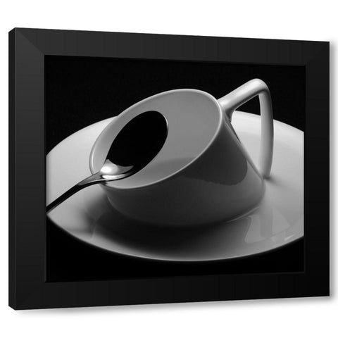 Sinking Black Modern Wood Framed Art Print by Caballero, David