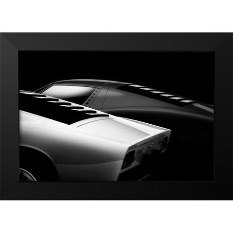 2 Miura Black Modern Wood Framed Art Print by Droste, Holger