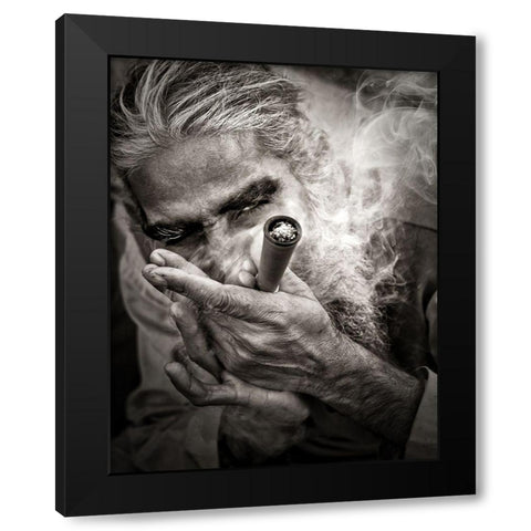 Go to Nirvana Black Modern Wood Framed Art Print by Argerich, Montse