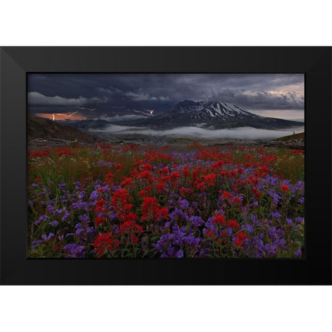 Apocalypse Now Black Modern Wood Framed Art Print by Morgan, Miles