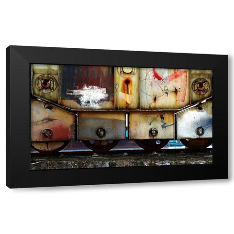 Untitled Black Modern Wood Framed Art Print by Niemiec, Anna